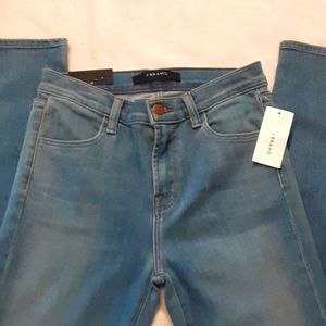 J Brand Maria high-rise skinny leg Jean's medium wash 25 NWT